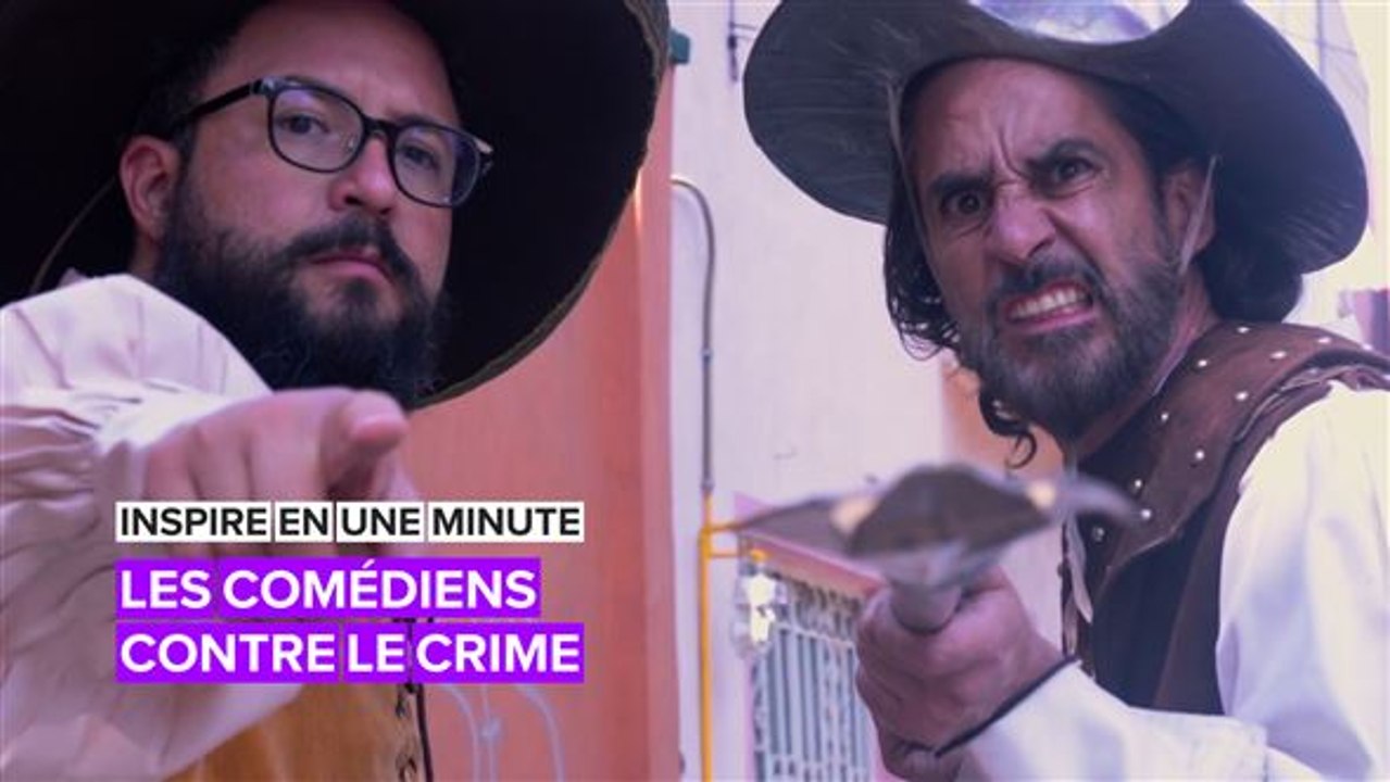 Inspire en une Minute : les comédiens combattent le crime avec humour