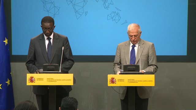 Borrell ofrece una rueda de prensa