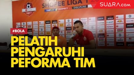 Kapten Persija Sebut Pelatih Pengaruhi Performa Tim