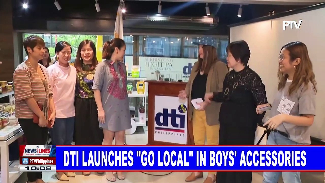 DTI launches "go local" in boys' accessories