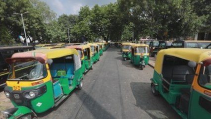 Delhi, afectada por huelga de transporte contra aumento de multas de tráfico