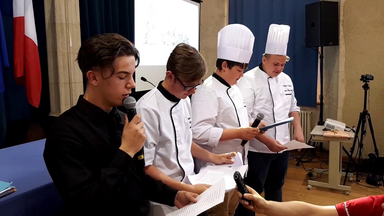 Les élèves du lycée Maryse-Bastié d'Hayange ont un poème pour Guillaume Gomez