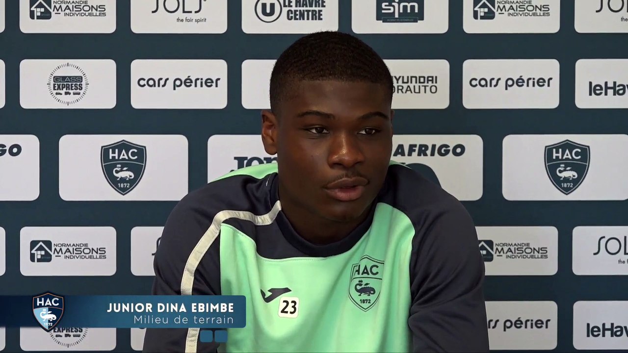 Avant Orléans - HAC, interview de Junior Dina Ebime