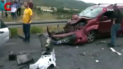 Kuzey Marmara Otoyolu'nda ölümlü kaza