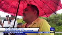 Triple colisión en Divisa - Nex Noticias