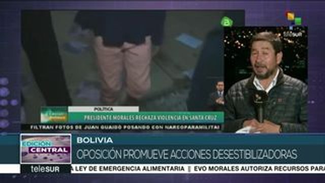 Bolivia: oposición continúa promoviendo acciones desestabilizadoras