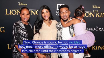 Chance the Rapper Says Two Kids Are 'Way Harder' Than One