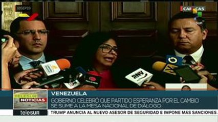 Venezuela: Esperanza por el Cambio se suma a mesa nacional de diálogo