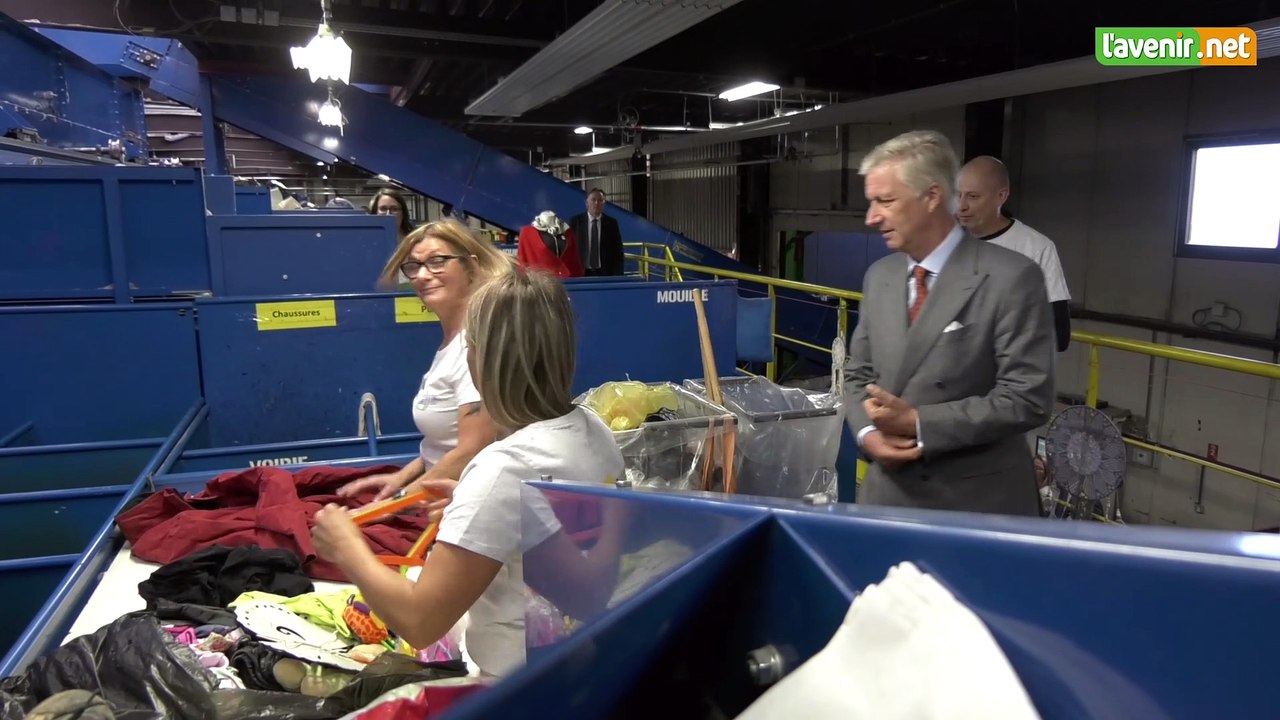 L'Avenir - Visite du roi Philippe à l'asbl Terre