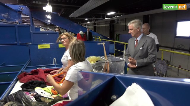 L'Avenir - Visite du roi Philippe à l'asbl Terre