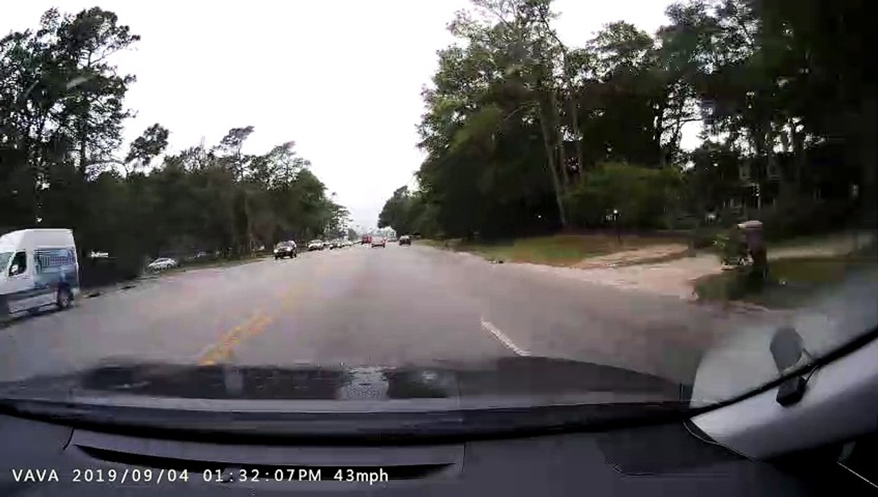 Close Call with Swerving SUV