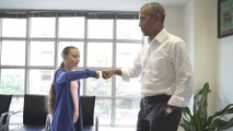 Obama Meets With Greta Thunberg