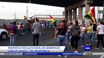 Protesta por alto nivel de desempleo en la provincia de Colón - Nex Noticias