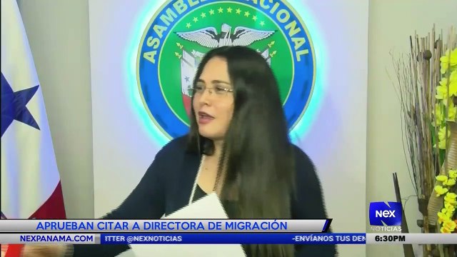 Aprueban citar a directora de migración - Nex Noticias