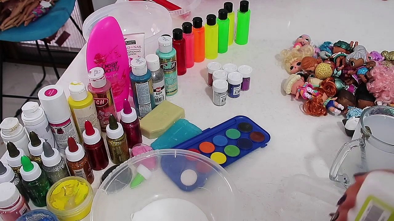 LOL BEBEKLER RENGİNE GÖRE SLİME CHALLENGE SLAYMI EN ÇOK LOL'E BENZETEN KAZANIR Bidünya Oyuncak 