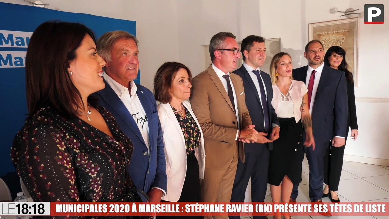 Municipales 2020 à Marseille : Stéphane Ravier (RN) présente ses têtes de listes