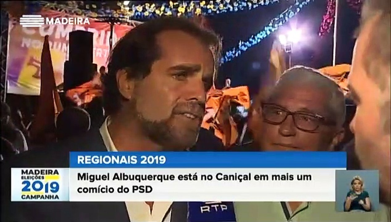 Comício do PSD no Caniçal