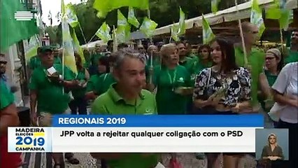 JPP Descarta Coligação com o PSD