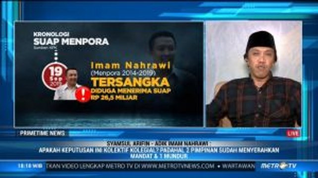 Keluarga: Penetapan Tersangka Imam Nahrawi Terkesan Tergesa-gesa