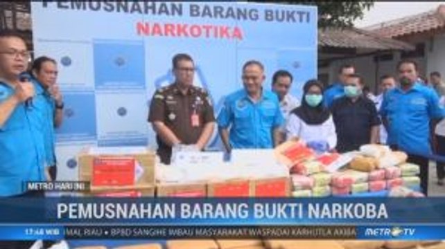 BNN Musnahkan 77 Kg Sabu