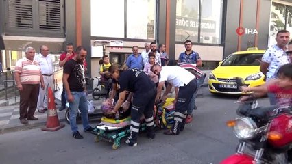 Otomobil ile elektrikli motosiklet çarpıştı, engelli kadın yaralandı