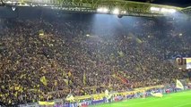 Tifo confettis du Borussia Dortmund