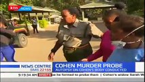 Sarah Wairimu speaks after viewing Tob Cohen's body at Chiromo Mortuary