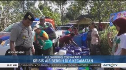 64 Ribu Liter Air Bersih Didistribusikan di Kulon Progo