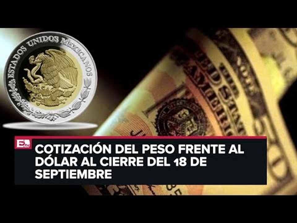 Así cerró el peso frente al dólar
