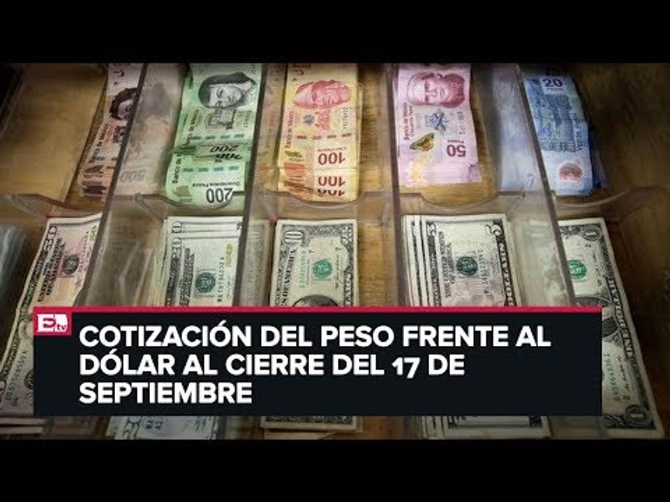 Así cerró el peso frente al dólar