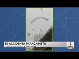 Paracaidista resulta herido durante el desfile en el Zócalo | Noticias con Francisco Zea