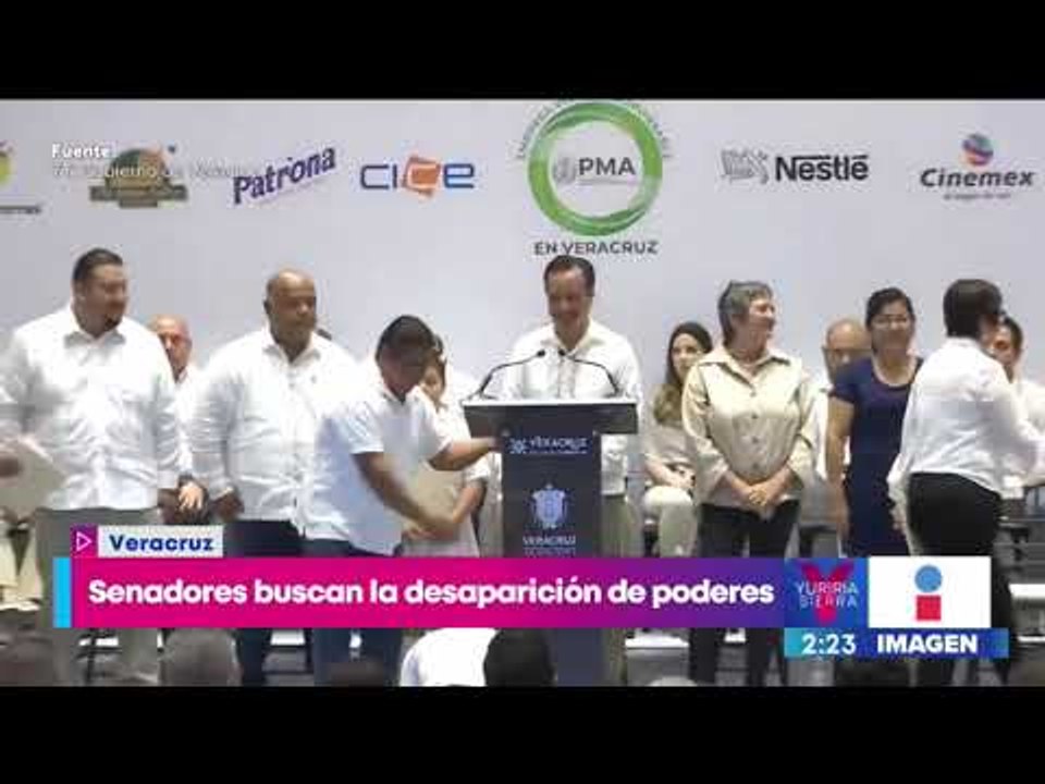 Senadores del PAN buscan la desaparición de poderes en Veracruz | Noticias con Yuriria Sierra