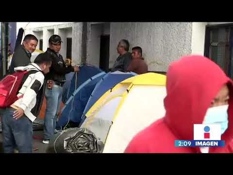 La CNTE realiza un plantón en la Cámara de Diputados | Noticias con Yuriria Sierra