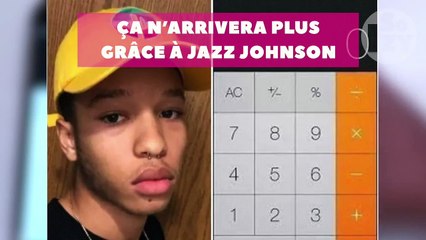 Ce jeune étudiant révèle une astuce pour supprimer rapidement un chiffre tapé par erreur sur une calculatrice d’une iPhone.