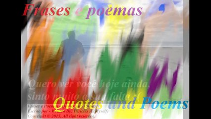Quero ver você hoje ainda, sinto muito a sua falta [Frases e Poemas]