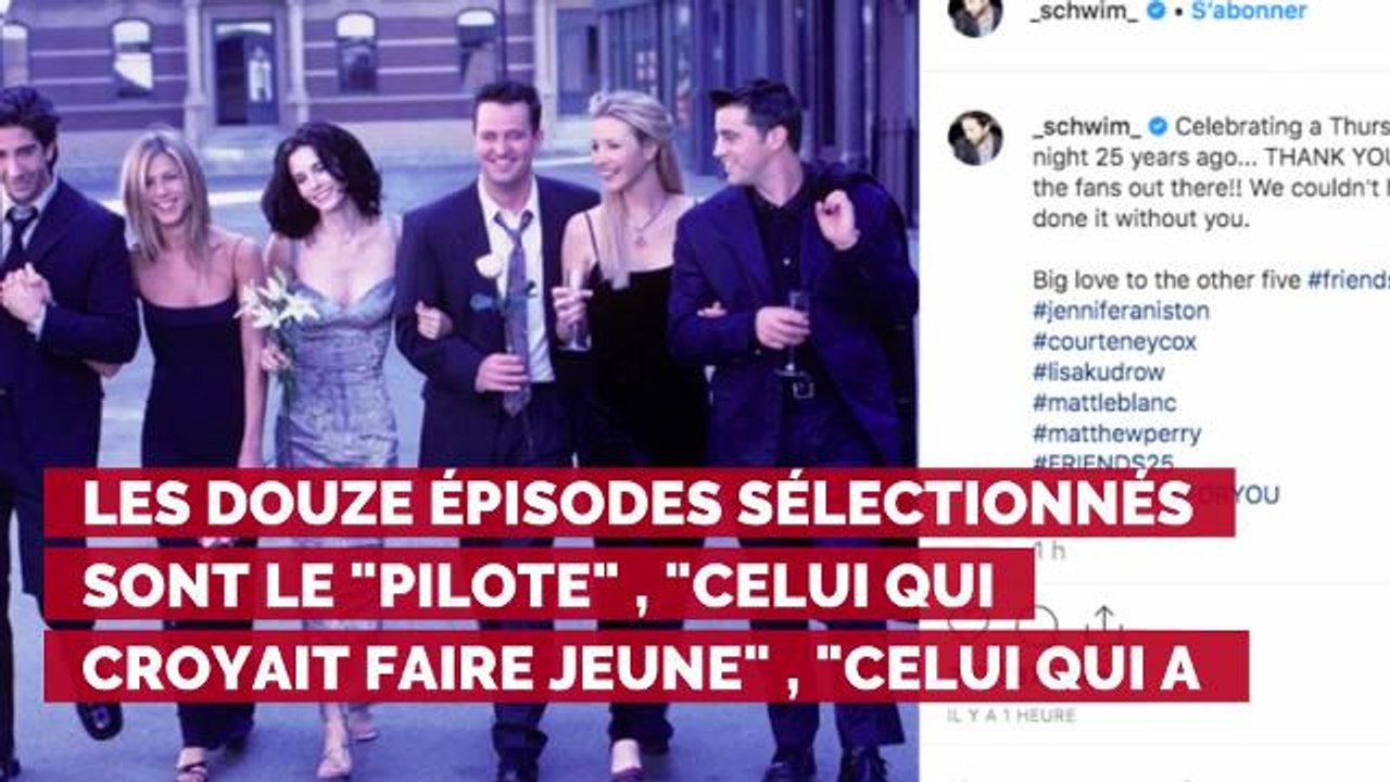 Friends : Courteney Cox, David Schwimmer, Lisa Kudrow... Ils célèbrent les 25 ans de la série