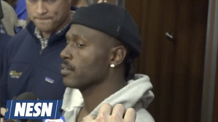 Antonio Brown Breaks Silence, Addresses Media For First Time As Patriot