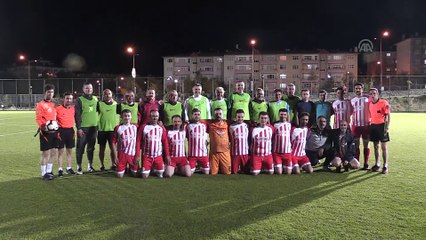 Gaziler protokolle maç yaparak moral buldu - ERZURUM