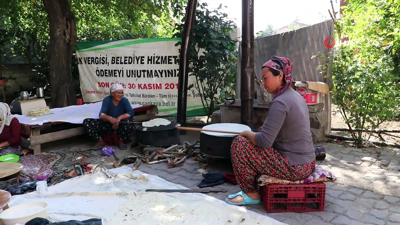 Köylerde kış hazırlığı imece usulü başladı