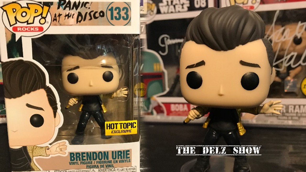 Funko Pop Brendon Urie Panic at the Disco Hot Topic Exclusive Limited  Edition Vinyl Figure - video Dailymotion