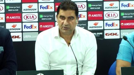 Getafe-Trabzonspor maçının ardından - Ünal Karaman