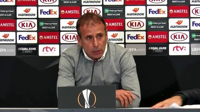Slovan Bratislava - Beşiktaş maçının ardından - Beşiktaş Teknik Direktörü Abdullah Avcı