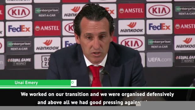 Unai Emery's press conference interupted by Frankfurt's stadium announcer