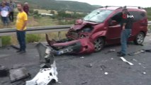 Kuzey Marmara Otoyolu'nda Ali Bahadır bağlantı yolunda zincirleme kaza meydana geldi. Ölü ve yaralıların olduğu öğrenildi.