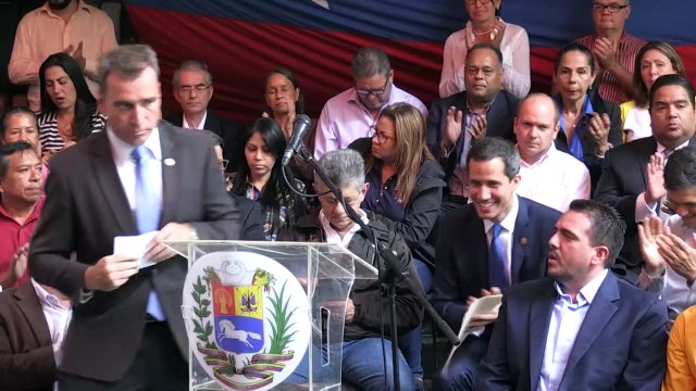 Guaidó dice que actores internacionales son necesarios para solucionar crisis en Venezuela