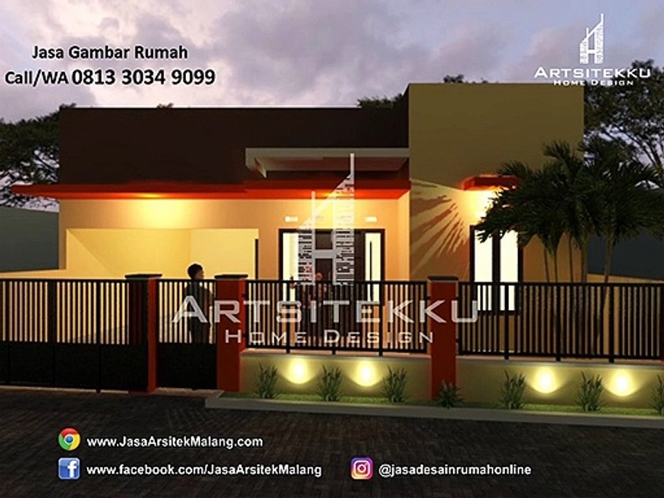 ELEGAN | CALL/WA 0813-3034-9099 | Model Rumah Minimalis Sederhana Terbaru