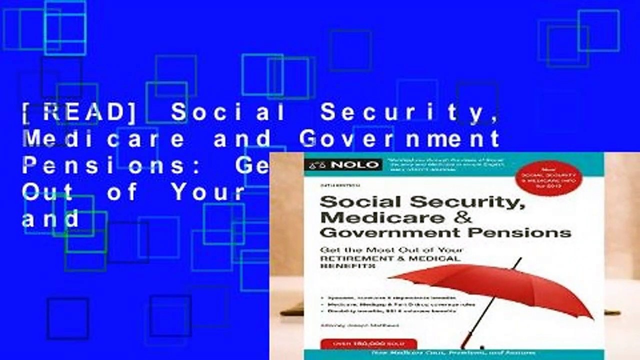 [READ] Social Security, Medicare and Government Pensions: Get the Most Out of Your Retirement and