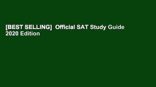 [BEST SELLING]  Official SAT Study Guide 2020 Edition
