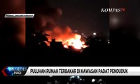Puluhan Rumah Terbakar di Jakarta Barat, Jadwal KRL Sempat Terkendala