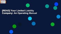 [READ] Your Limited Liability Company: An Operating Manual